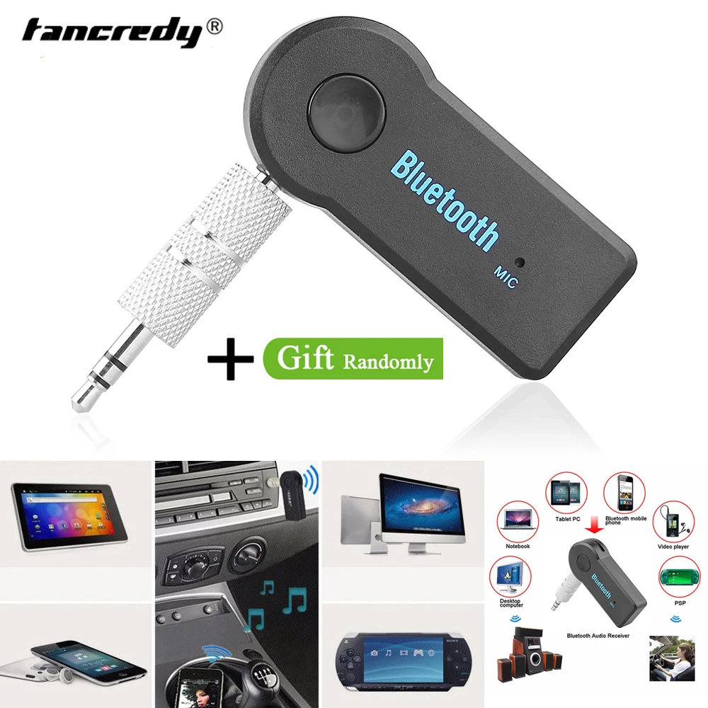 3 5 мм разъем Aux Bluetooth приемник автомобильный адаптер Handsfree комплект для