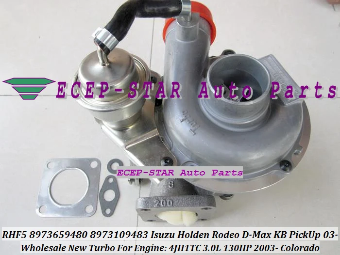 Турбонаддуватель RHF5 VB430093 8973544234 8973109483 Free Ship для ISUZU Rodeo D-MAX Pickup 03- 4JH1T 3.0L 130HP со шприцовками.