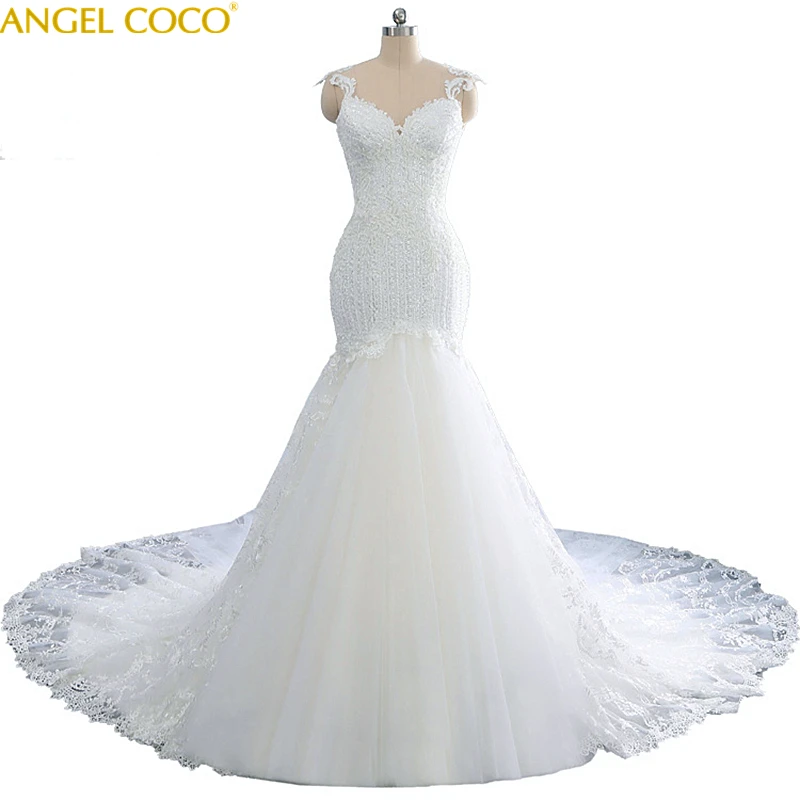 Арабское Королевское роскошное свадебное платье русалки с бусинами прозрачное