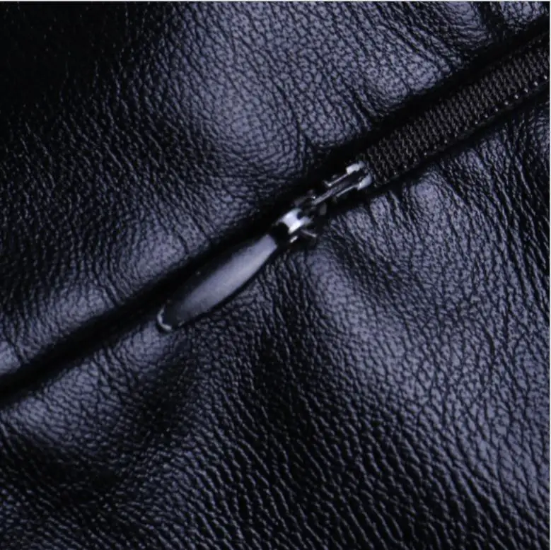 S/4X2019 женские мини юбки из искусственной кожи на весну лето и осень тонкие модные