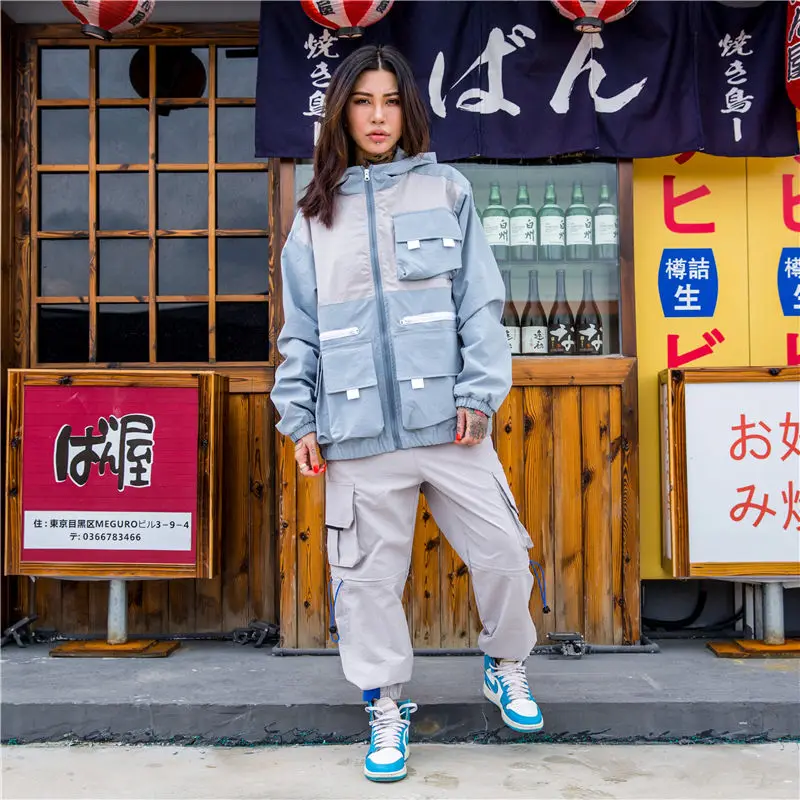 Мужская куртка с капюшоном в стиле пэчворк | одежда