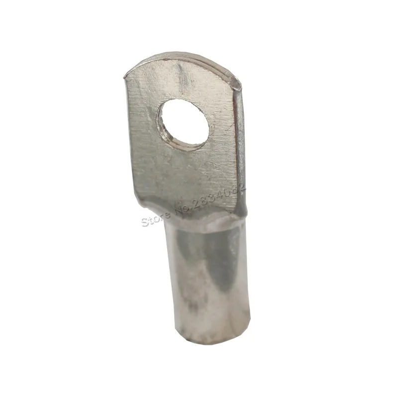 10 шт. JG M8 M12 10mm2 16mm2 25mm2 35mm2 50mm2 70mm2 95mm2 с отверстием для болта, из луженой меди кабельные наконечники Батарея терминалы
