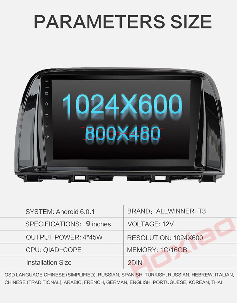 Для Mazda CX-5 CX5 CX 5 2012 2013 9 дюймов 1024*600 экран Автомобильный Android Радио BT WiFi gps стерео 2 din Автомобильный dvd-плеер