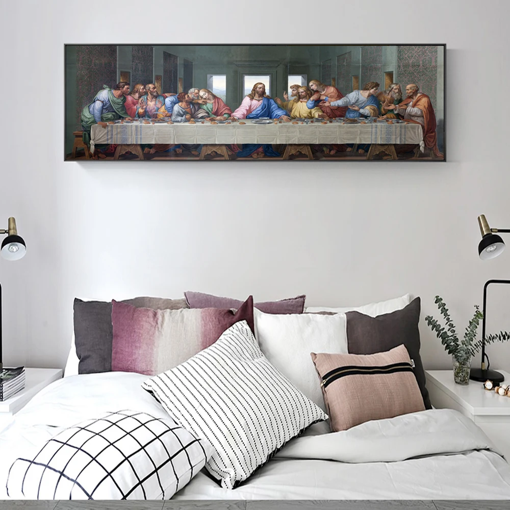 Картины на холсте Last Supper репродукции классические настенные картины от да Винчи