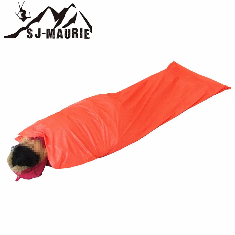 Portable Single Sleeping Bag Camping Hiking Climbing Warm Wild Emergency Protection saco de dormir | Спорт и развлечения