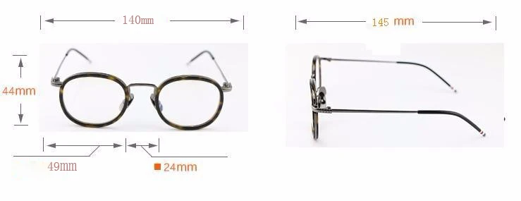 Очки унисекс Gafas De Grau, оптические круглые солнцезащитные очки, оправа TB710, солнцезащитные очки, оправа для очков, очки с зажимом, солнцезащитные очки для мужчин и женщин
