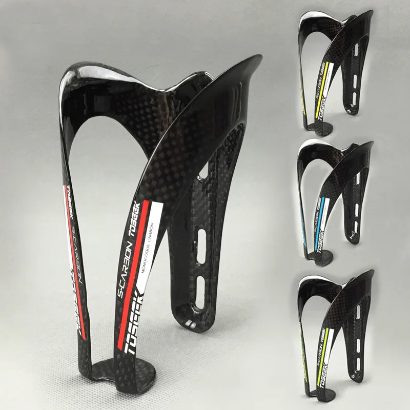 Держатель для бутылки TOSEEK из углеродного волокна для шоссейного и горного велосипеда / Универсальный крепеж для бутылки 2 шт./лот.