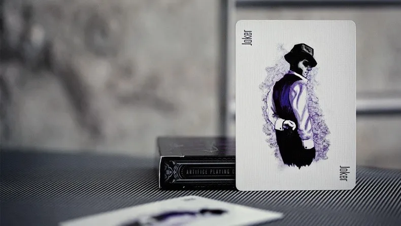 Фиолетовый хитрость двухслойные Ellusionist двухслойные магические карты игральные покер закрыть Стадия волшебные фокусы для профессионального мага