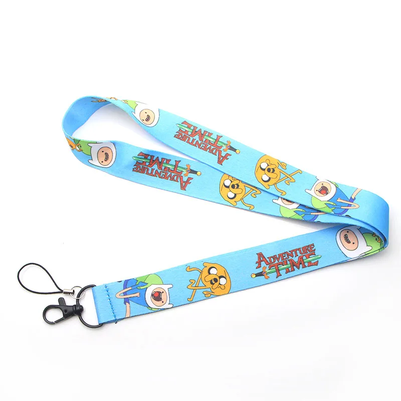 V213 время приключений мультфильм брелок Lanyards Id значок держатель ID карты пропуск