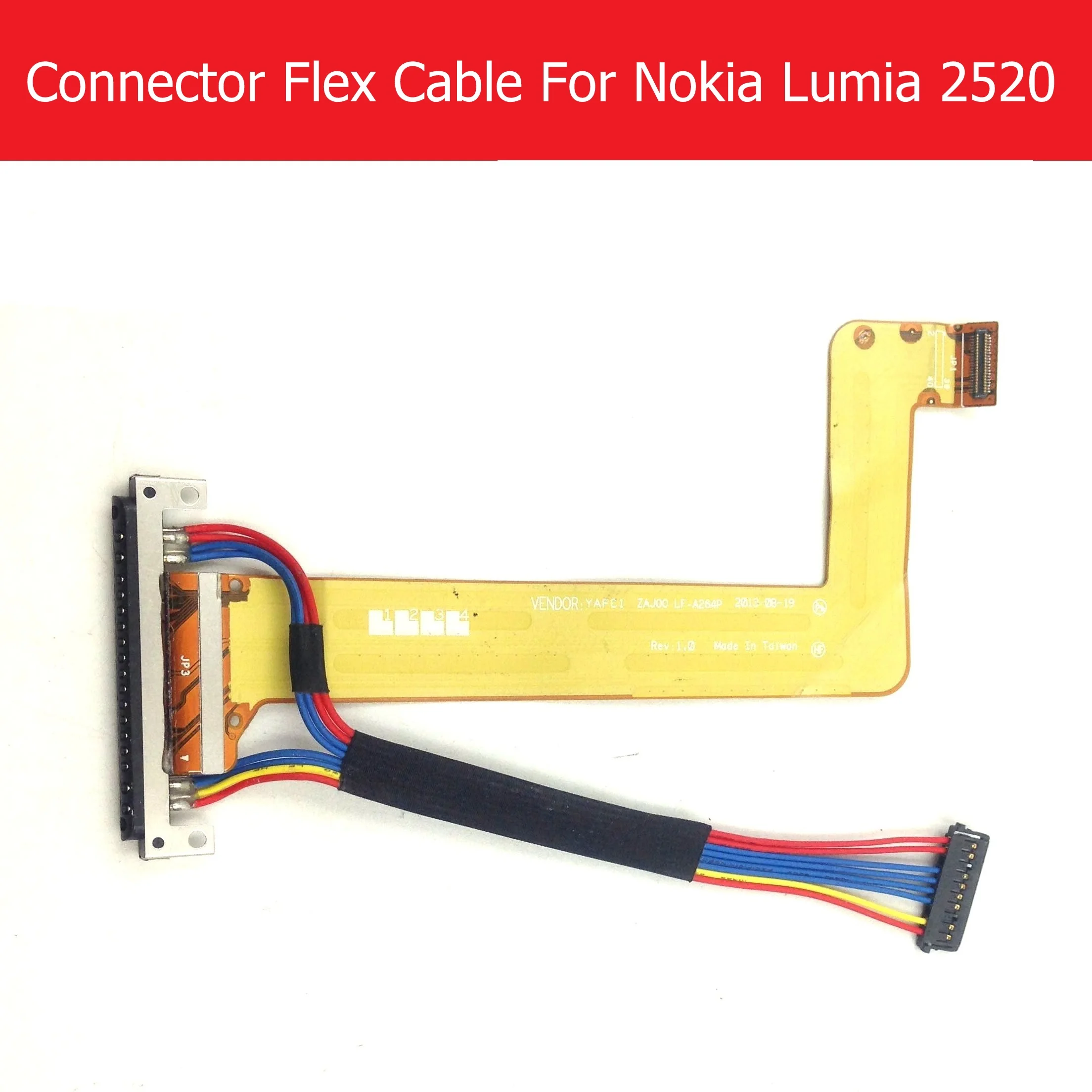 

Genuine Keyboard control Connector port Flex Cable For Nokia 2520 Microsoft Lumia RX113 ZAJ00 LF-A264P tablet connector Cable