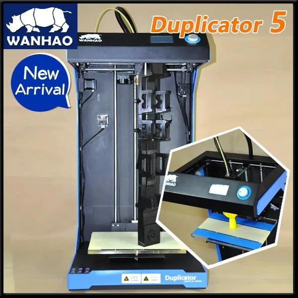 

WANHAO D5S 3d printer on hot sale, Large format high resolution UV flatbed 3d printer