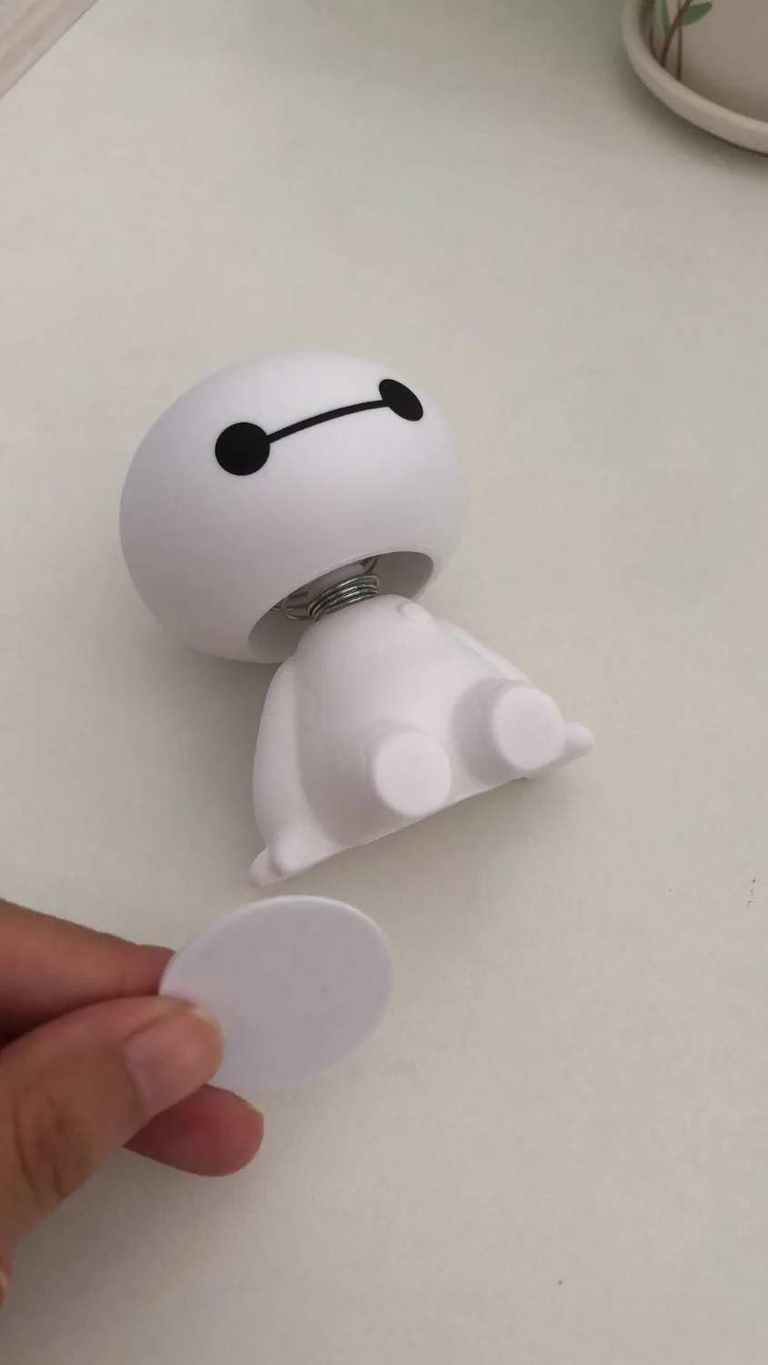 Мультфильм пластик Baymax робот тряски голова фигура автомобиля украшения для jeep