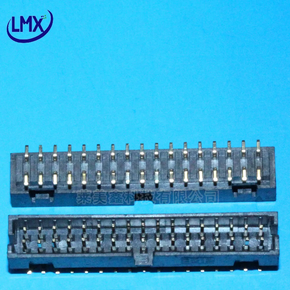 20 шт. DC3 34Pin 2 0 мм двухрядный контакт SMD * 17pin кожух штыревой разъем|connector male|connector
