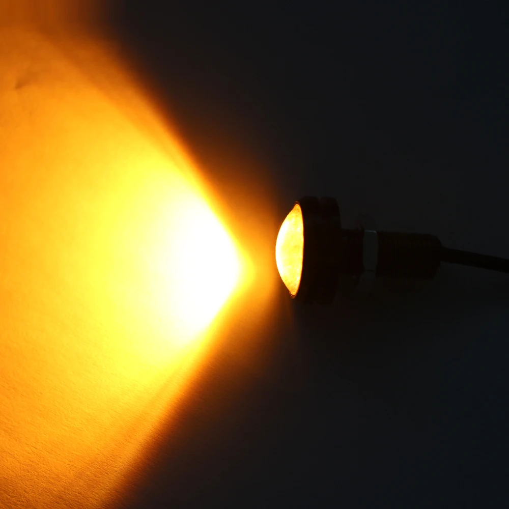 Белый DC 12V Светодиодный светильник с орлиным глазом 4014 12SMD 23 мм дневной ходовой DRL резервный светильник автомобильный Автомобильный светильник 12 светодиодный