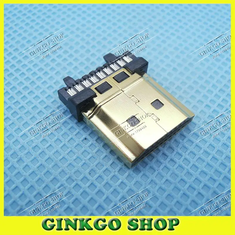 10 шт./лот совместимому с HDMI гнезда разъёма 19pin разъем штекер Jack пайки Тип |