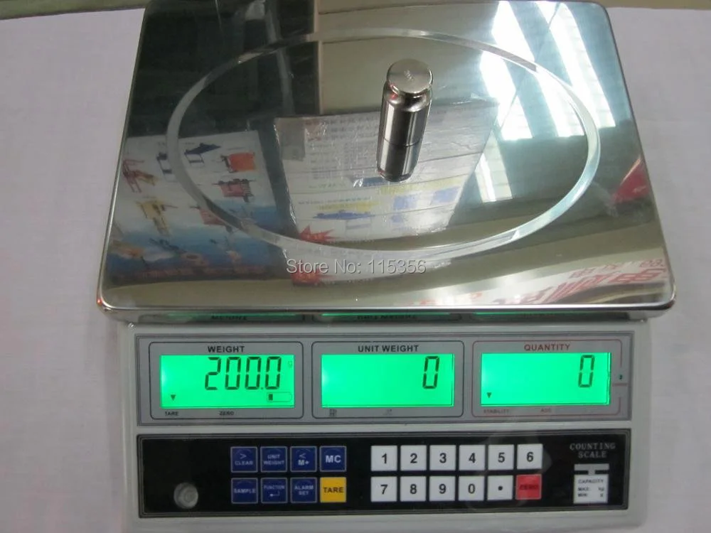 Бесплатная доставка цифровые настольные счетные весы 6 кг-0.1 г APTC417 RS232 печать