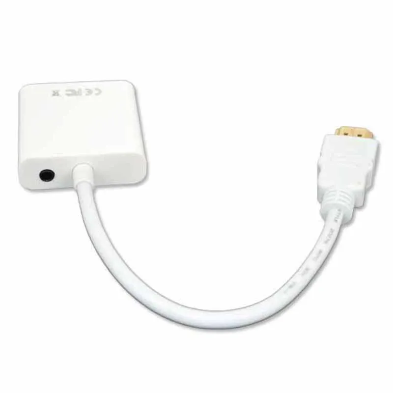 Совместимому с HDMI к VGA конвертер адаптер Папа мама аудио видео кабель для Xbox 360 PS3
