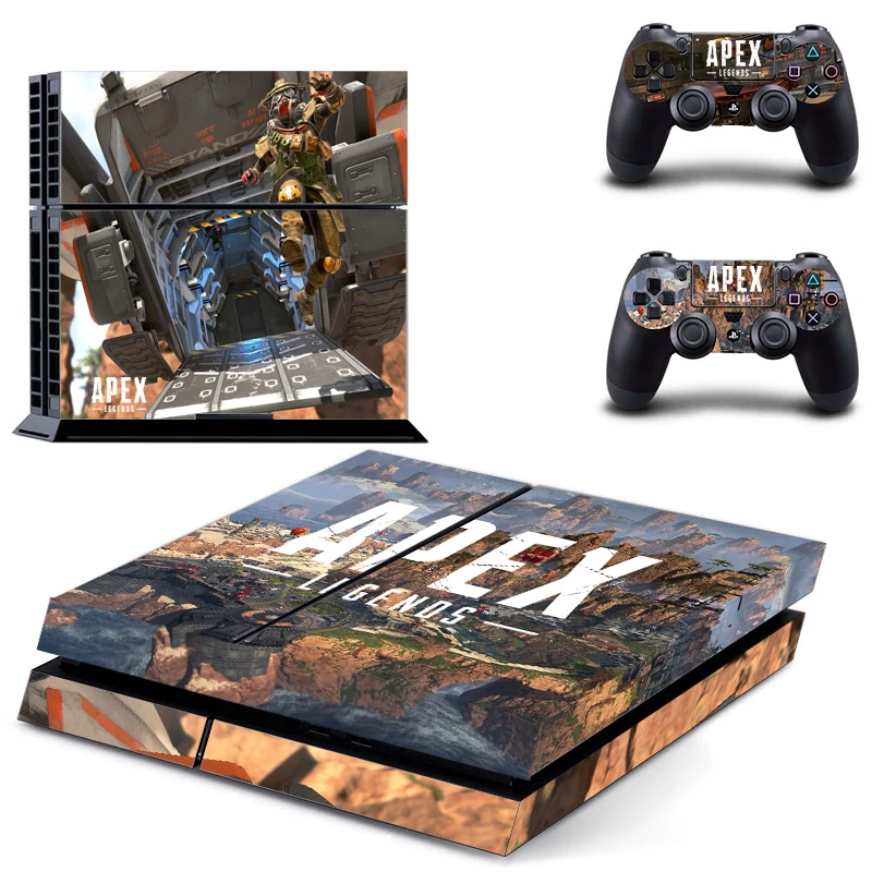 Для Apex Legends для PS4 Виниловая наклейка Playstation 4 консоль + 2 контроллера Аксессуары