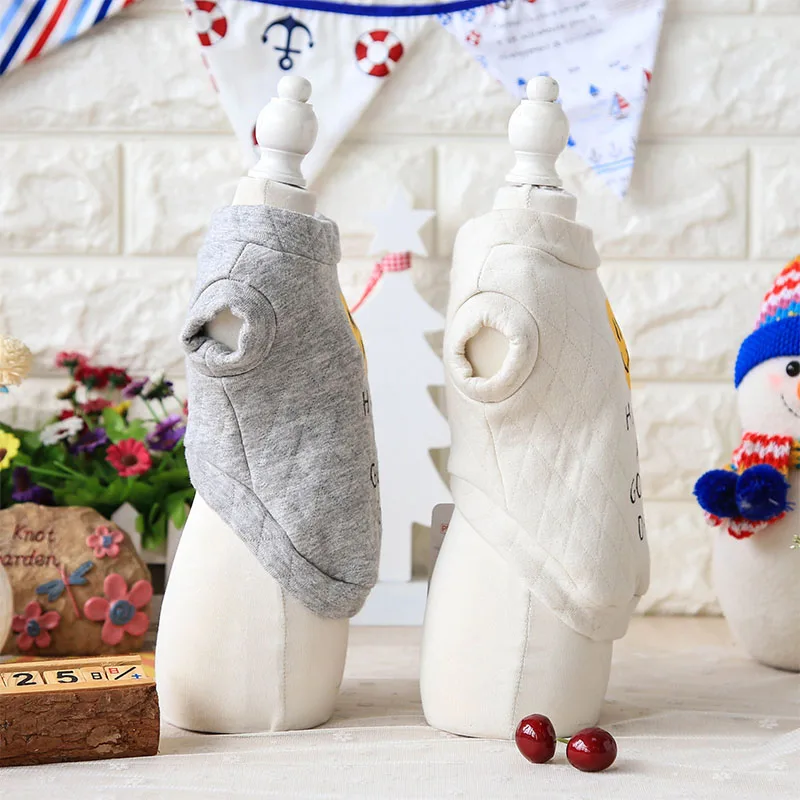 Милые улыбающееся лицо Собака Щенок рубашка с капюшоном зимние теплые собака