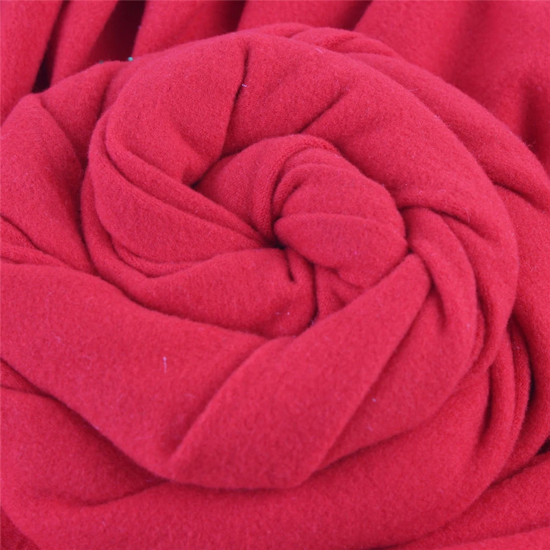 Indian Headscarf Hat Cotton Crinkle Hijab Caps Mom and Baby Solid Donut Head Wrap Hats Inner Turban Bonnet Parent-Child