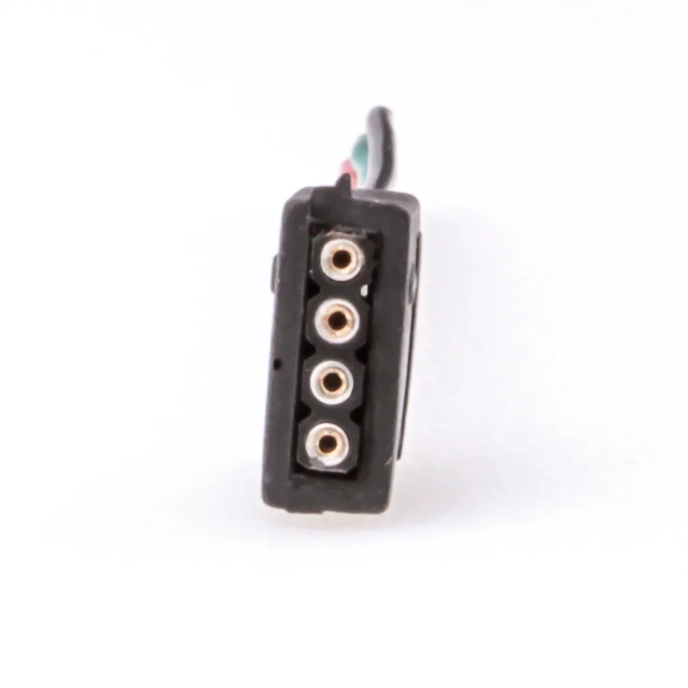 5pcs/lot 4pin Cable PCB Board Wire 10mm Free Welding Connector for 5050 LED RGB Strip light Female Adapter | Обустройство дома
