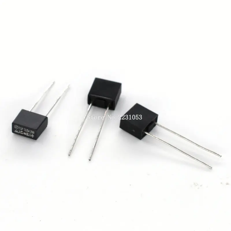 10 шт. предохранители 2A 1A 3.15A 4A 5A 6.3A 250V 392 квадратный пластиковый плавкий