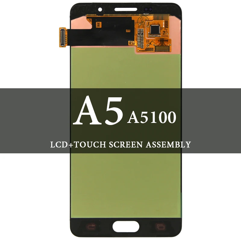 

5,2 ''для A5 2016 A510 ЖК-дисплей черный белый экран AMOLED Замена для A5100 дигитайзер в сборе