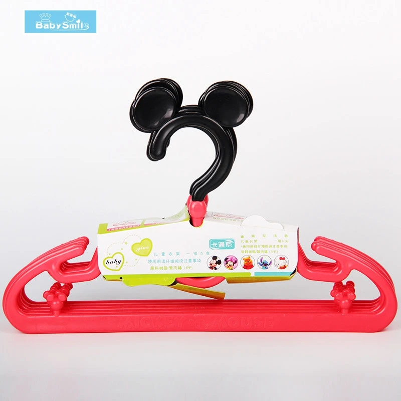 5 шт. 10 вешалка для одежды с героями мультфильмов хорошее качество PP пластиковые