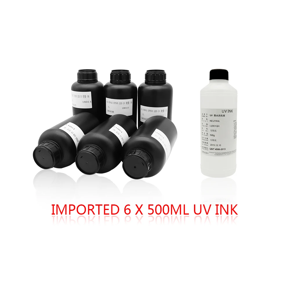 УФ принтер с печатающей головкой и чернилами 8 цветов|printer for phone|a3 color printercolor printer a3