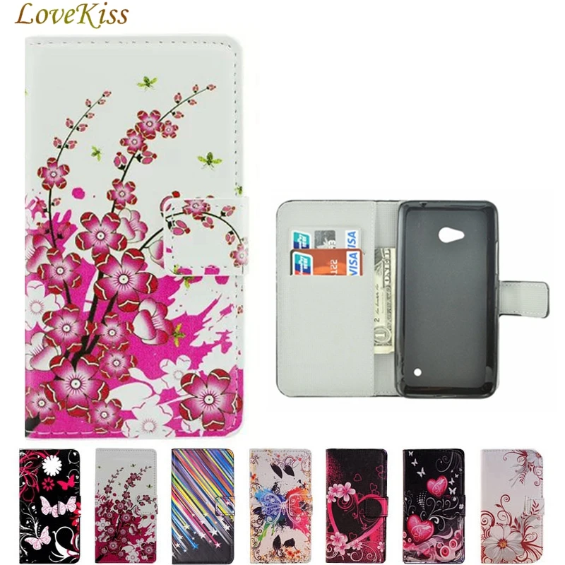 Кожаный флип-чехол для телефона Nokia Lumia Dual SIM 535 N535 635 N635 630 540 640 650 930 950 950XL чехол-кошелек