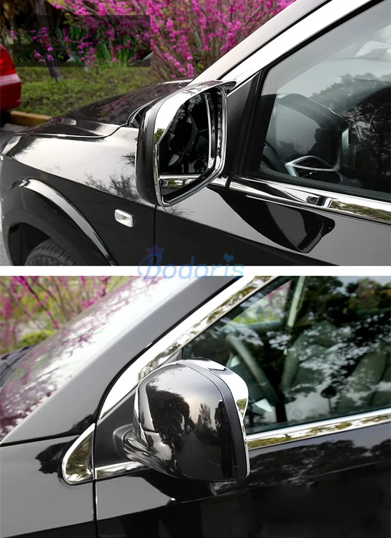 Аксессуары для Dodge путешествие JUCV Fiat Freemont 2009 2010 2011 2012 2013 Дверь Зеркало Дождь sheilf отделка