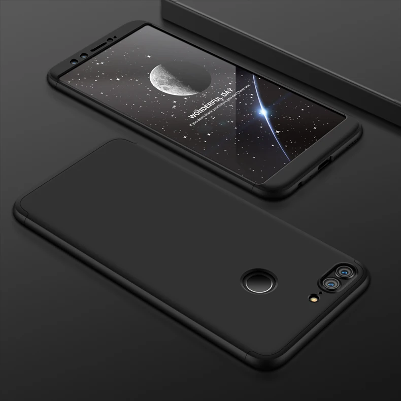 Полный защитный чехол для huawei Honor 9 Lite, модная матовая задняя крышка 3 в 1, чехол для мобильного телефона huawei Honor 9 Lite, Жесткий Чехол