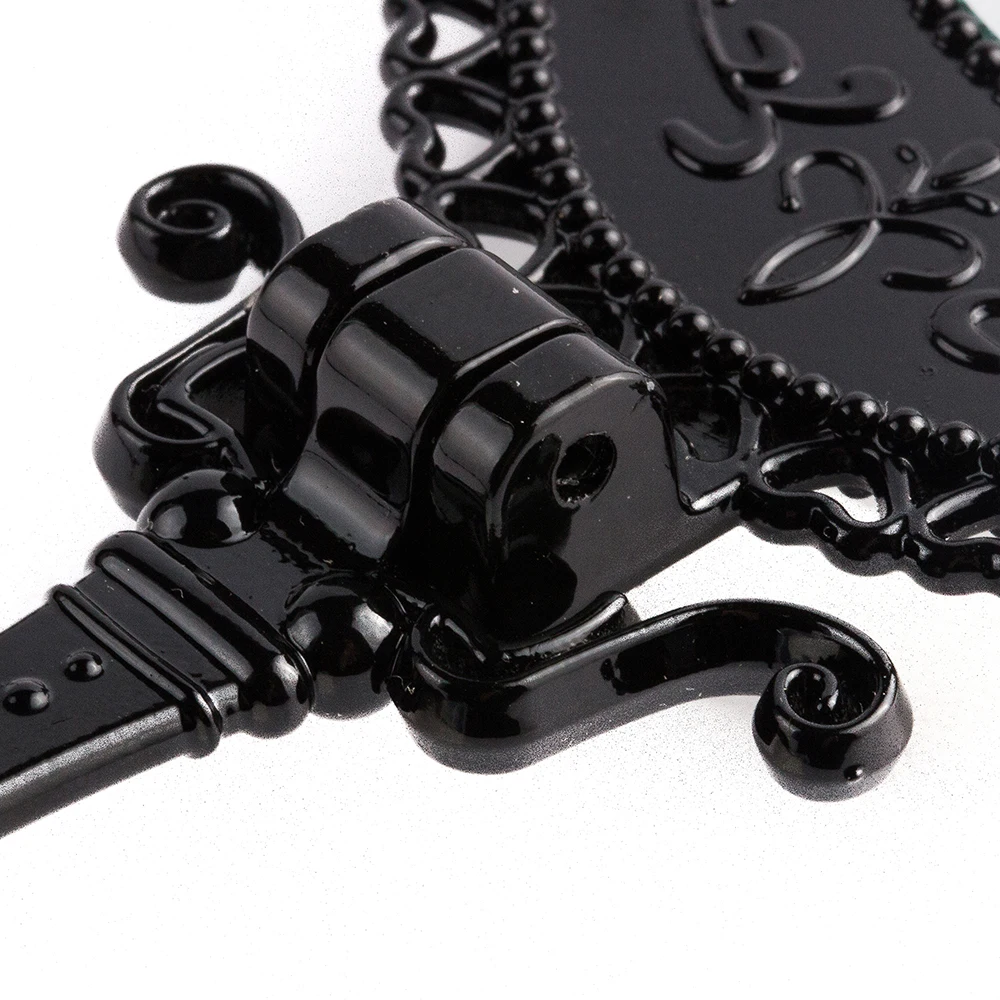 1 шт. складной Зеркала под старину Стиль Макияж рук зеркало черный для