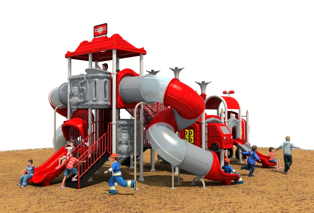 CE ISO TUV professional EXPORTED outdoor playground garden slide fire control type amusement play structure YLW-OUT171032 | Спорт и