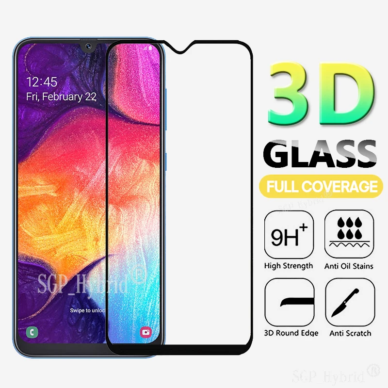 Закаленное 3d стекло для Samsung Galaxy A50 A70 защитное безопасное A40 A30 A20 A10 A60 защита