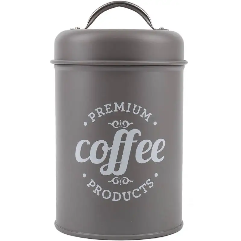 Grey COFFEE Герметичная банка для хранения, Классическая Минималистичная Скандинавская настольная бутылка для хранения, Домашний Органайзер, контейнер для кофе, сахара, чая - Цвет: Grey COFFEE