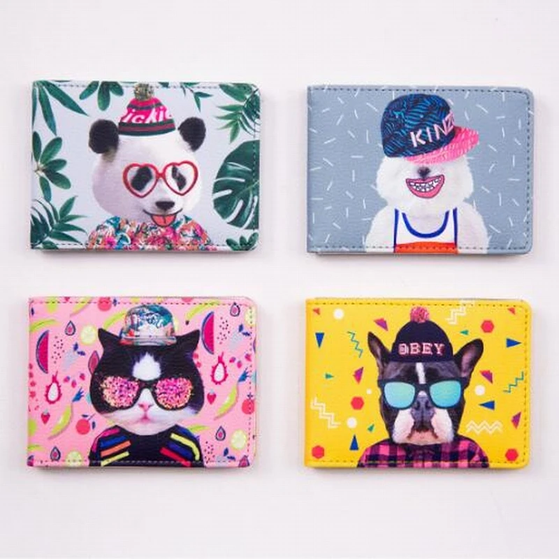 

Cartoon Card ID Holders Driving License Cover ID Business Card Holder Cute Character Cards Bag Case pink holders