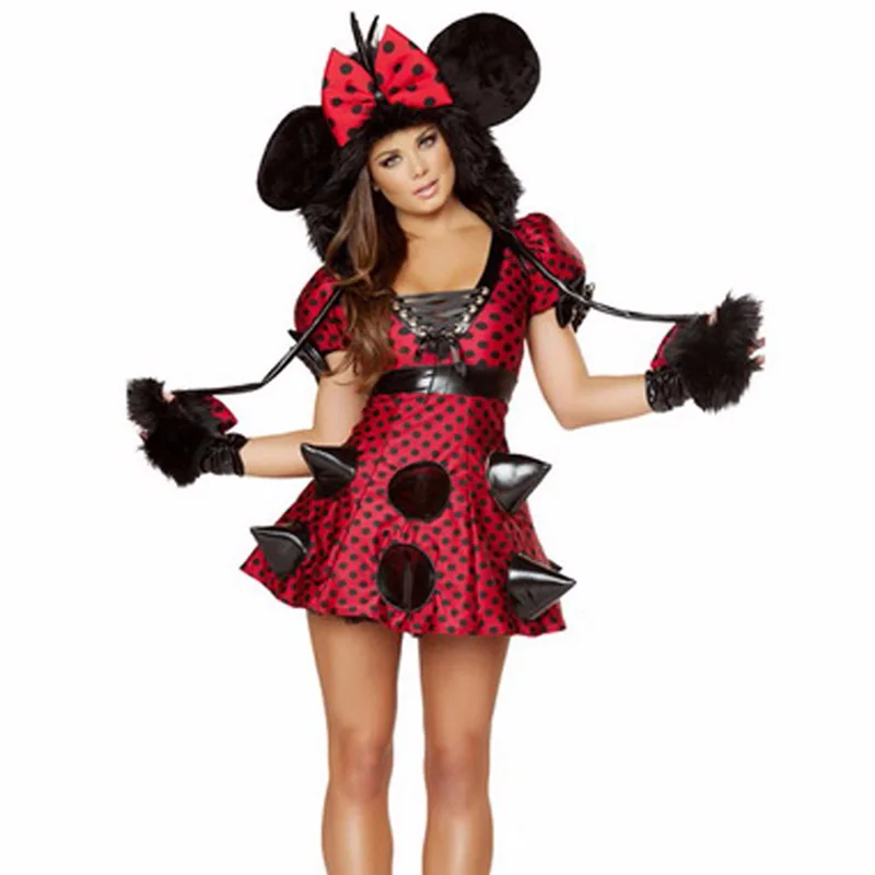 Лучшее предложение для сексуального красного костюма жука сексуальное нижнее