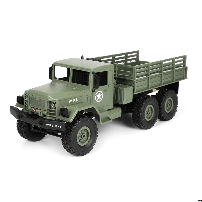 WPL B16 RC военный комплект с грузовиком 4WD 1/16 внедорожный гусеничный автомобиль игрушка для мальчиков DIY