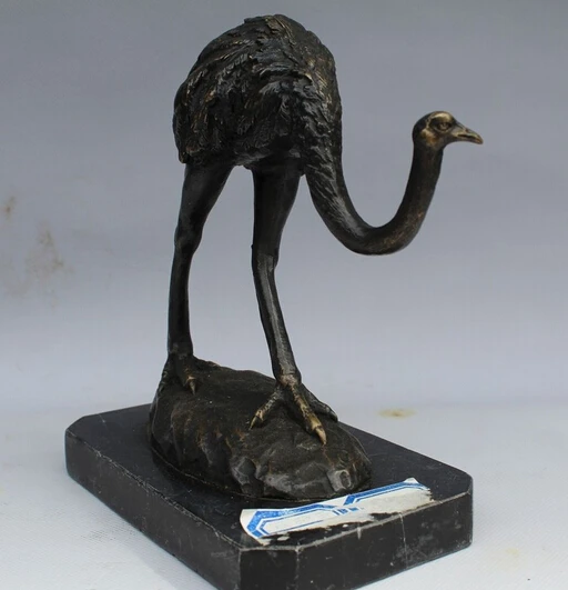 7 &quotСтатуя Скульптура Страусиная птица дикая природа арт-деко Стиль модерн стиль
