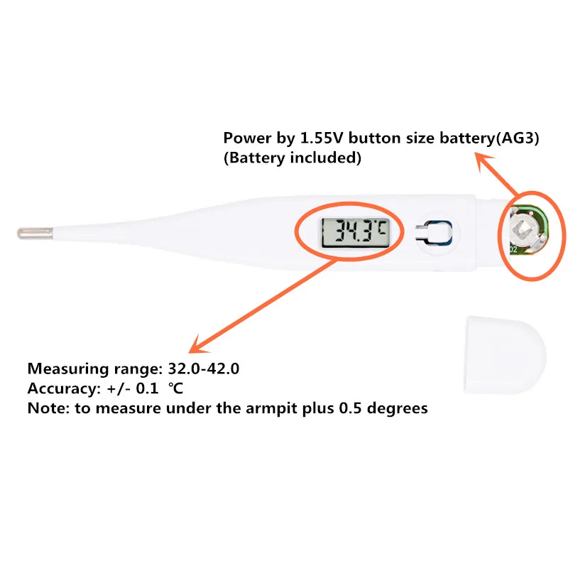 Baby Health New arrival Baby Nipple Thermometer Pacifier LCD Digital temperature Mouth Safe Health Tester 40%off