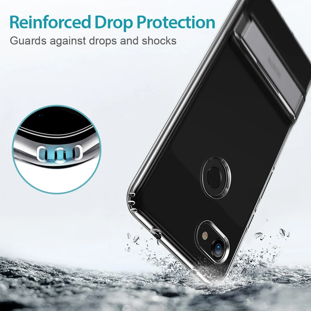ESR Metal Kickstand Case for Google Pixel 3a XL Business Cover Shockproof Flexible TPU Phone 3 3XL 4 |
