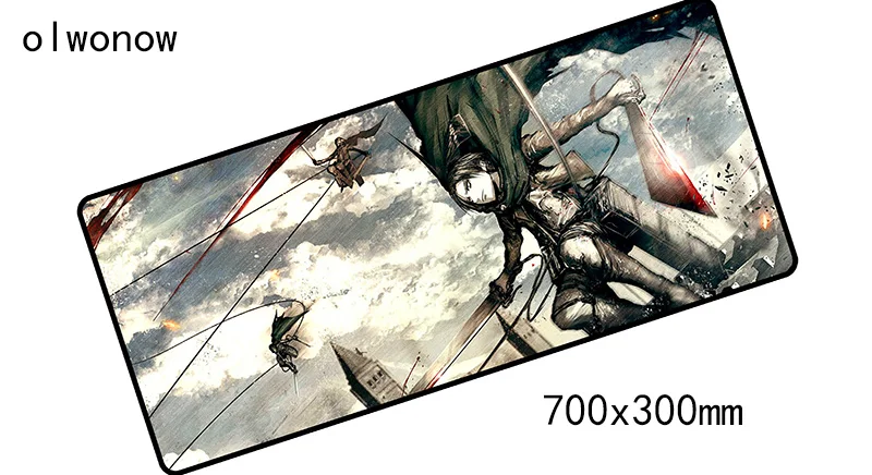 Size 700x300x2mm Коврик для мыши attack on titan padmouse 700x300x2 мм, коврик для мыши, коврик для компьютерной мыши с логотипом, игровой коврик для мыши, геймерская клавиатура, коврики для мыши для ноутбука - Цвет: Size 700x300x2mm