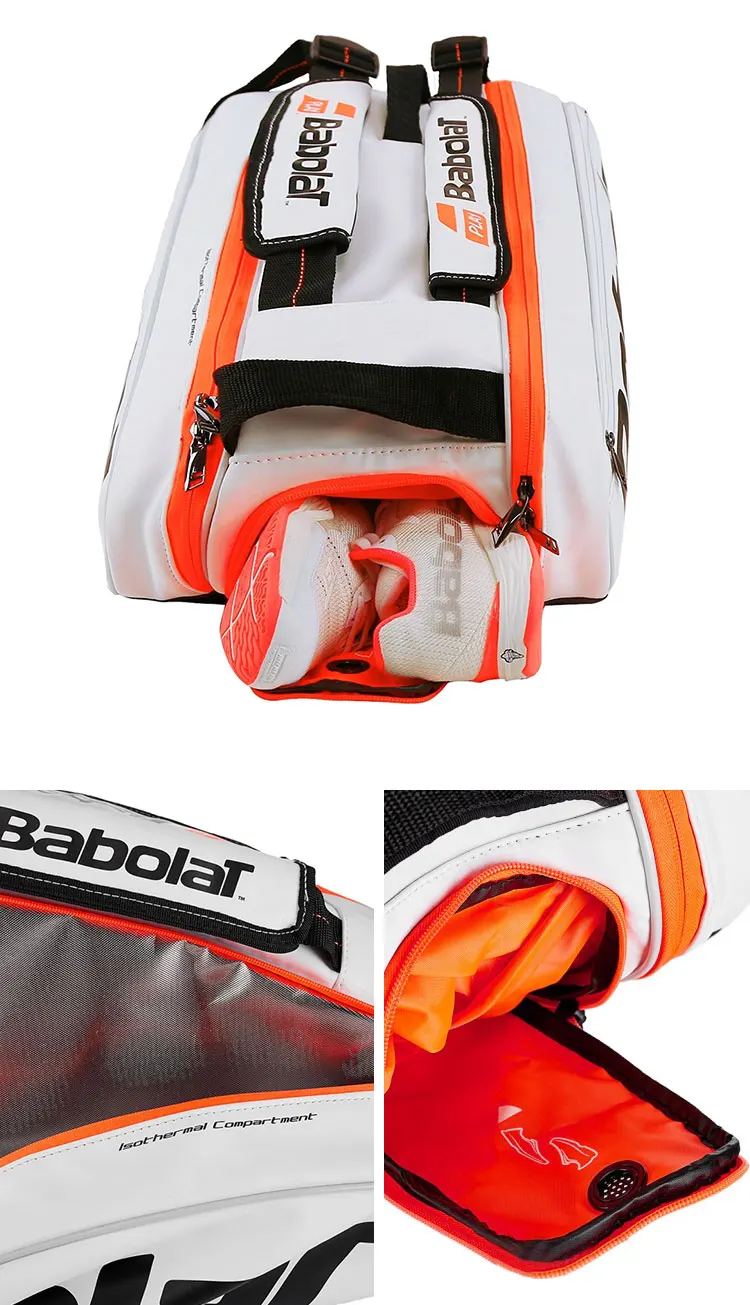 Оригинальная теннисная сумка Babolat брендовый рюкзак Raquete De Tenis новый для тенниса 6