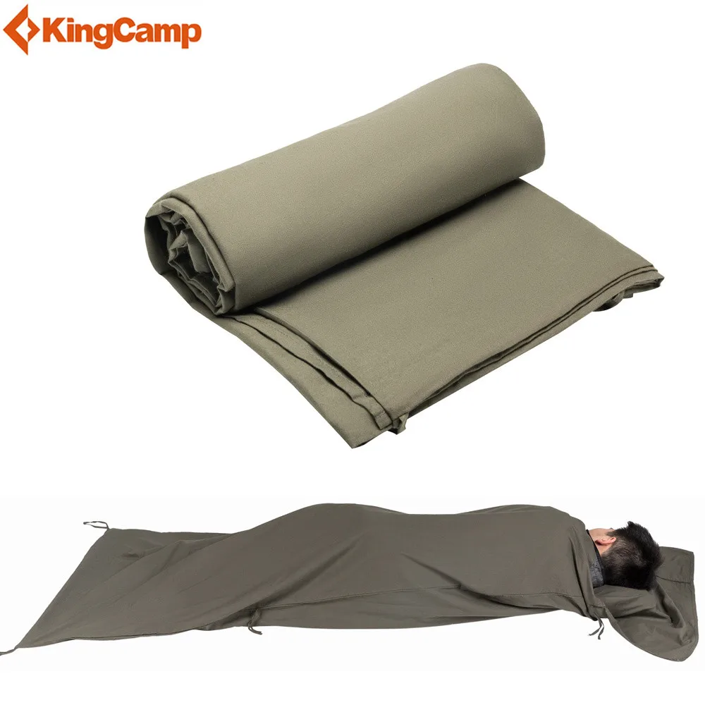 KingCamp спальный мешок с подкладкой из хлопка высокой плотности конверт для