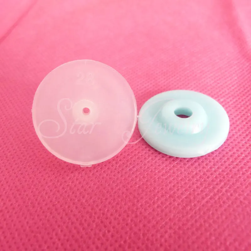 28 мм белый сосуд для игрушек с синей шайбой кукол аксессуары/30 шт.|toy joints|accessories