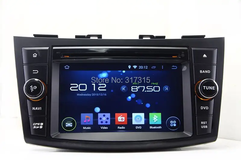 Android 5 1 Автомобильный DVD плеер для Suzuki Swift 2011 2012 2013 w/GPS навигация Радио BT CD MP3 USB DVR 3G WIFI аудио стерео|car cd player|car audio