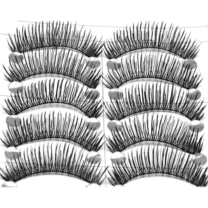 10 пар 3d накладные ресницы натуральные Волосы пышные для профессионалов