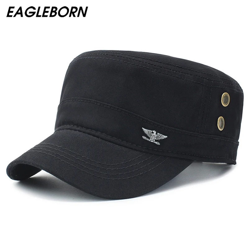 Шапка EAGLEBORN в стиле милитари для мужчин и женщин вареная хлопковая кепка с