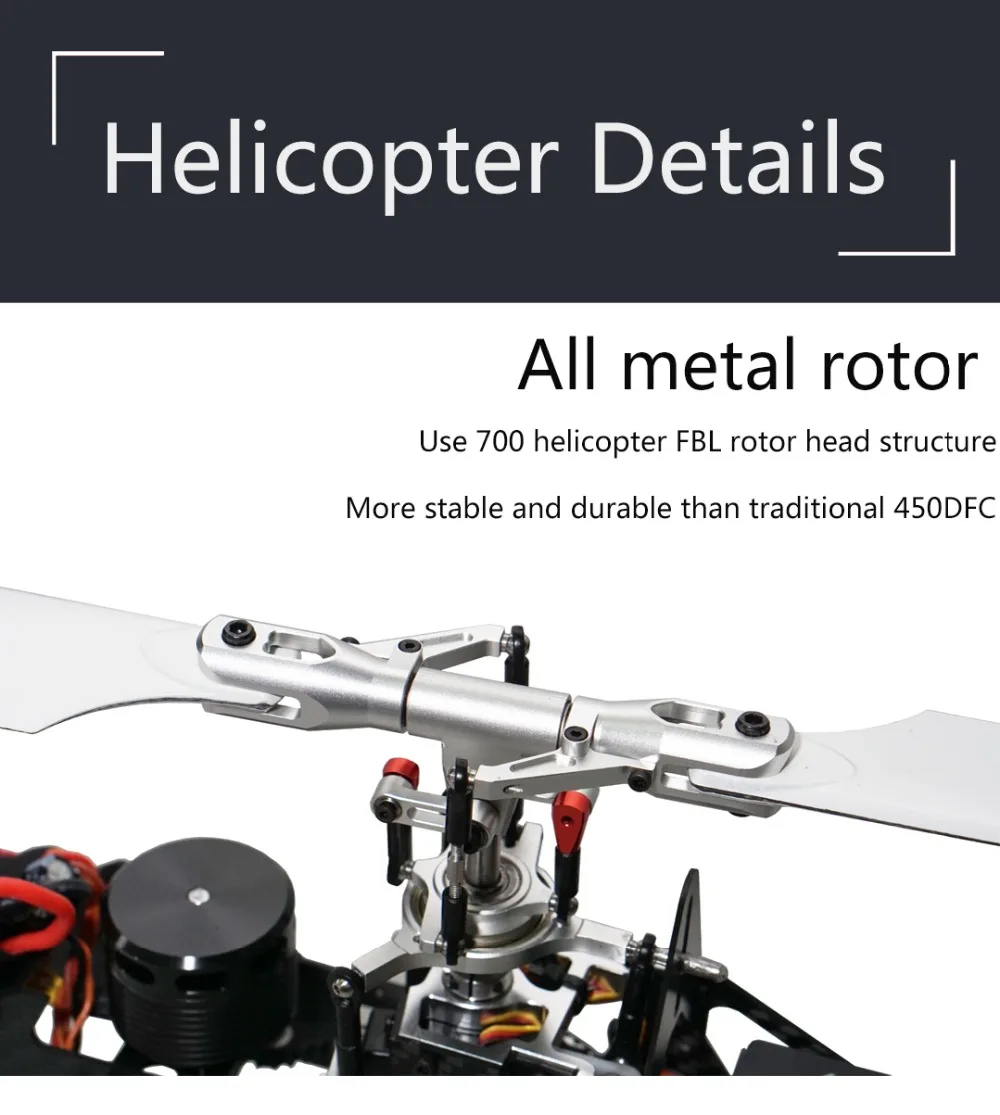 3D RTF 6CH RC умный вертолет FW450 2,4 GHz почти RTF Собранный RC вертолет